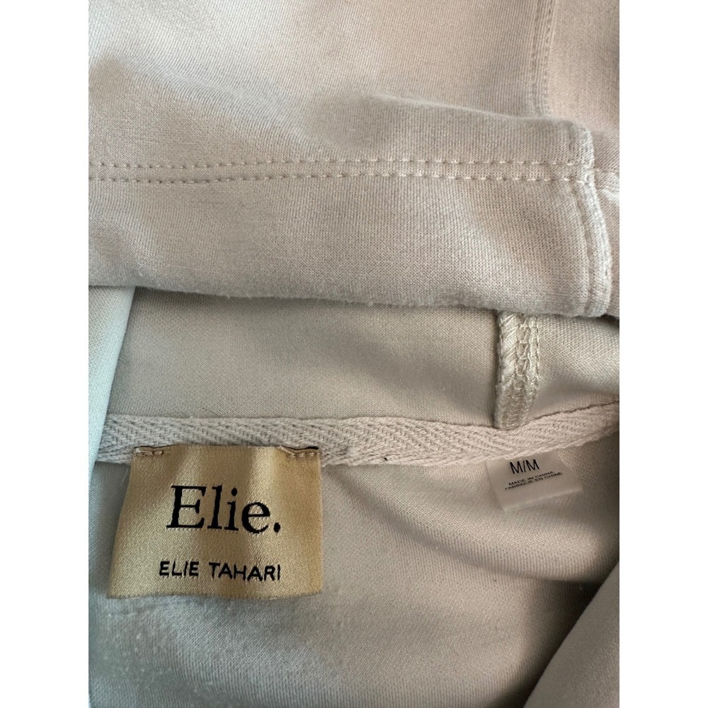 Elie Tahari Sleeveless Hoodie Kangaroo Pocket Detail‎ Casual Chic M/M - Picture 5 of 8